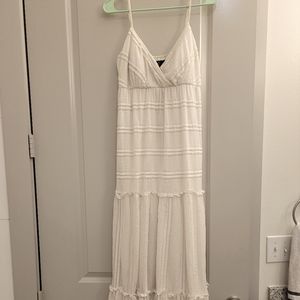 White Maxi Ronni Nicole Dress Size 8 New, Never Worn